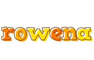 Rowena desert logo