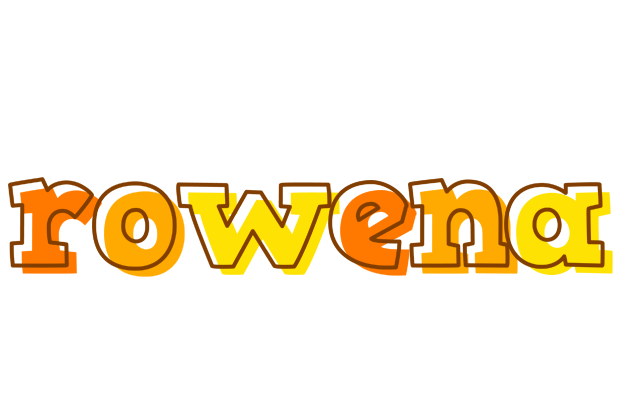 Rowena desert logo