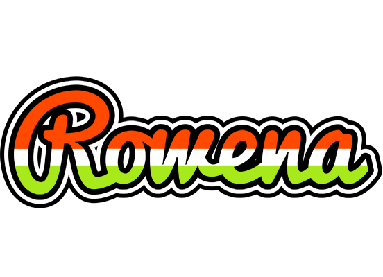 Rowena exotic logo