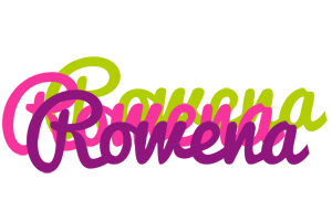 Rowena flowers logo