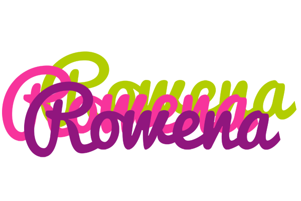 Rowena flowers logo