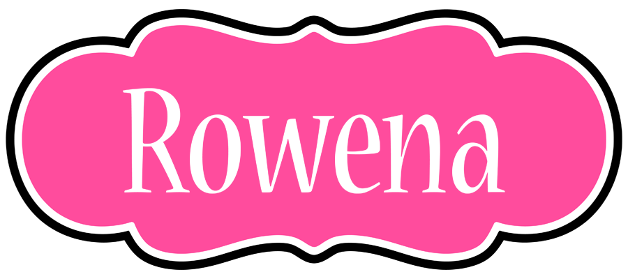 Rowena invitation logo