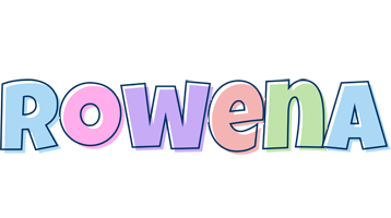 Rowena pastel logo