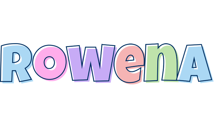 Rowena pastel logo