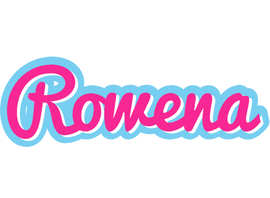 Rowena popstar logo