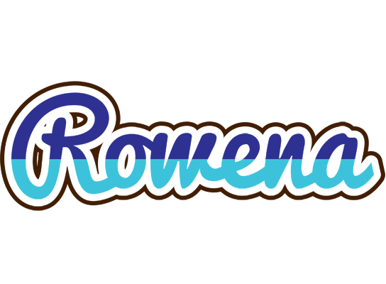 Rowena raining logo