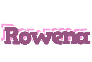 Rowena relaxing logo