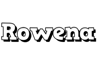 Rowena snowing logo