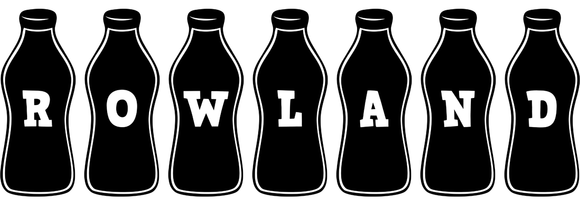 Rowland bottle logo
