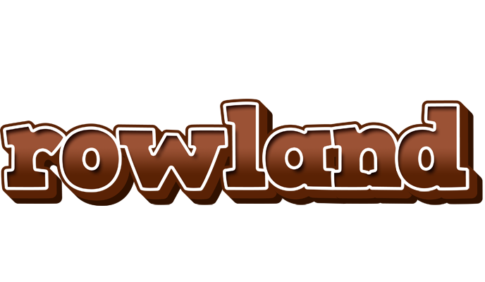 Rowland brownie logo