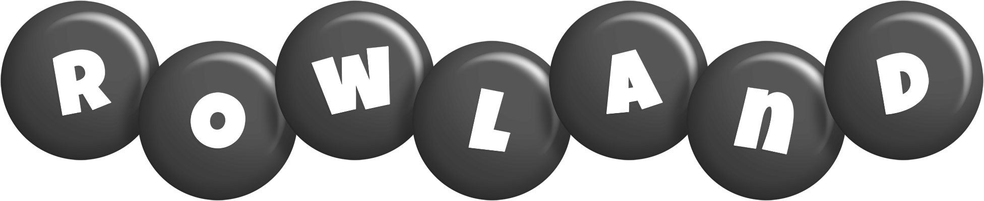Rowland candy-black logo