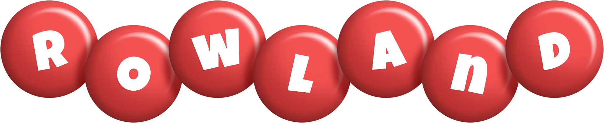 Rowland candy-red logo