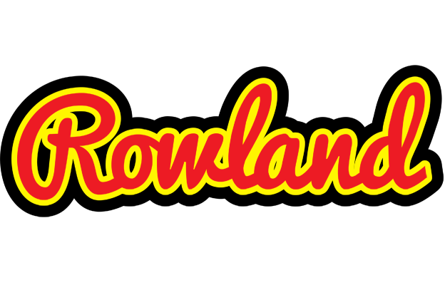 Rowland fireman logo