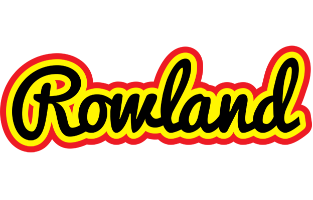 Rowland flaming logo