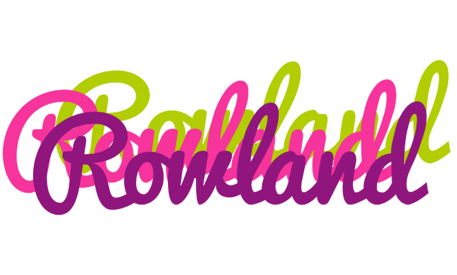Rowland flowers logo