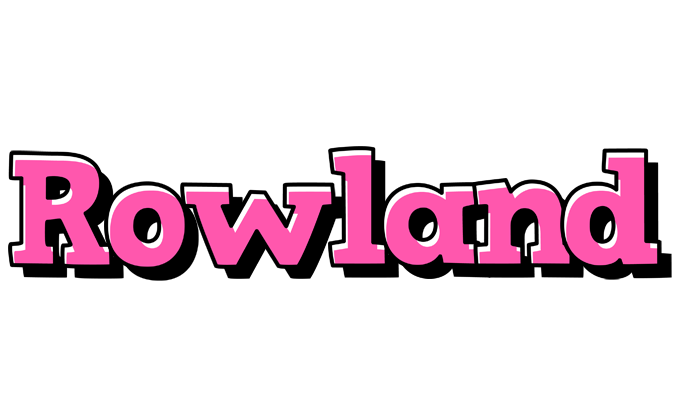 Rowland girlish logo