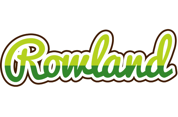 Rowland golfing logo