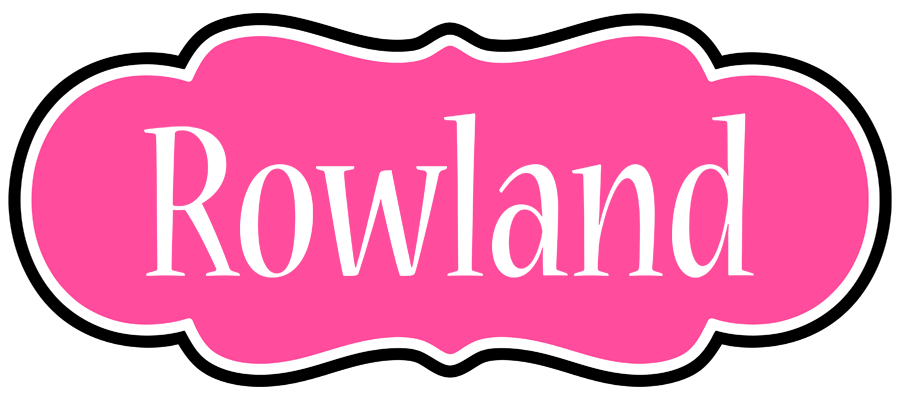 Rowland invitation logo