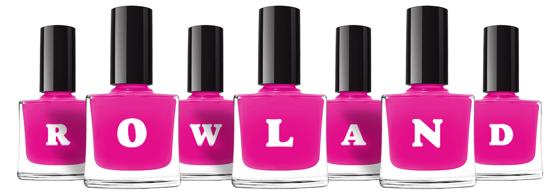 Rowland nails logo