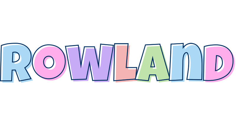 Rowland pastel logo