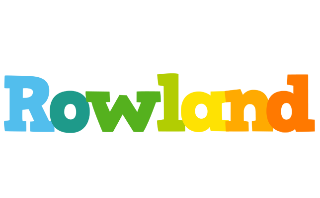 Rowland rainbows logo