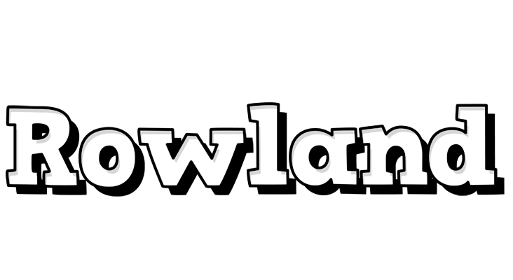 Rowland snowing logo