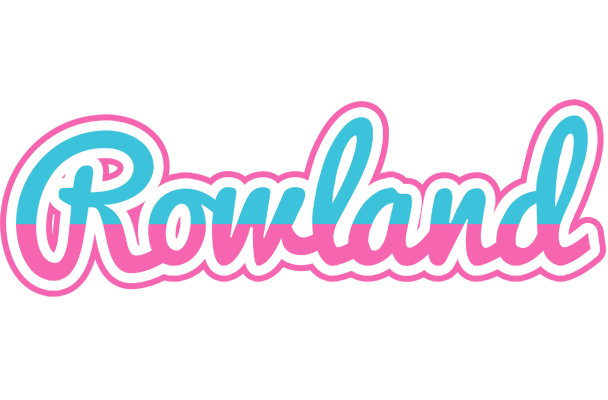 Rowland woman logo