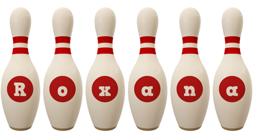 Roxana bowling-pin logo