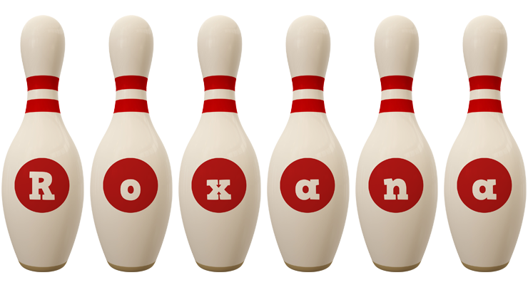 Roxana bowling-pin logo