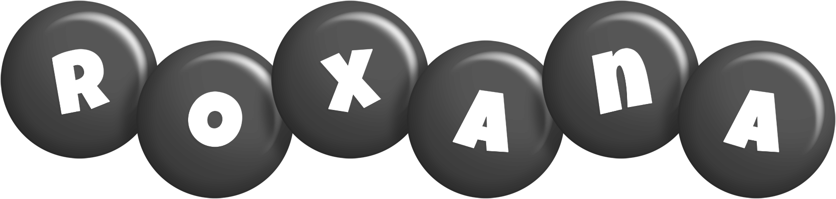 Roxana candy-black logo