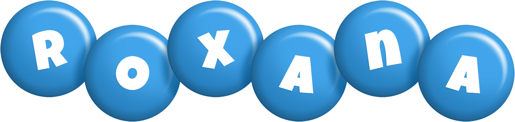 Roxana candy-blue logo