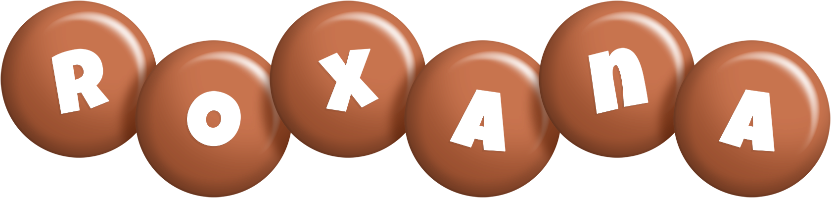 Roxana candy-brown logo