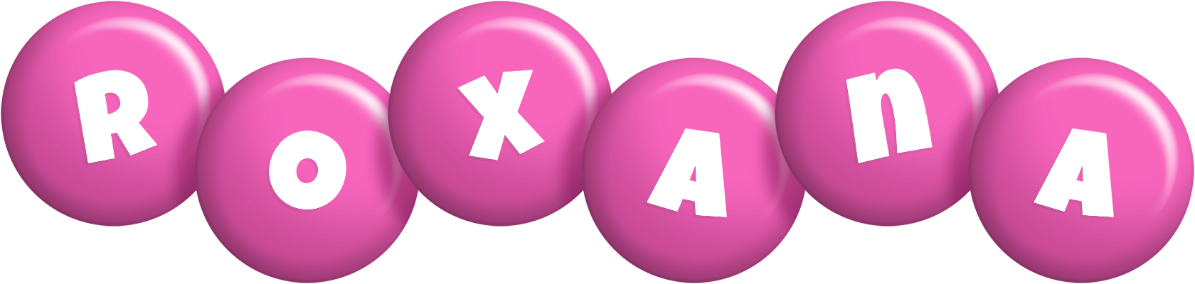 Roxana candy-pink logo