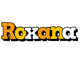 Roxana cartoon logo