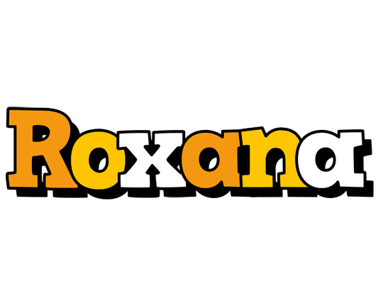 Roxana cartoon logo