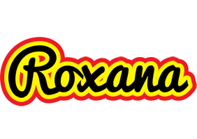 Roxana flaming logo