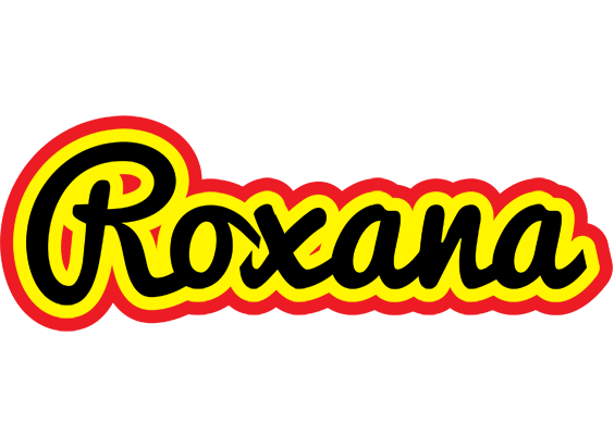 Roxana flaming logo