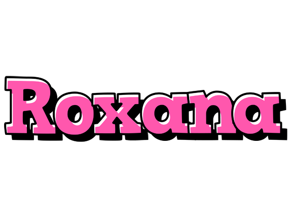 Roxana girlish logo