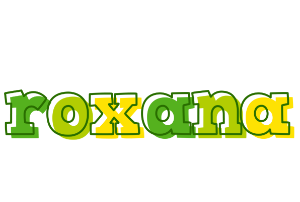 Roxana juice logo