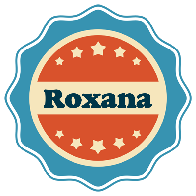 Roxana labels logo