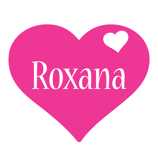 Roxana love-heart logo
