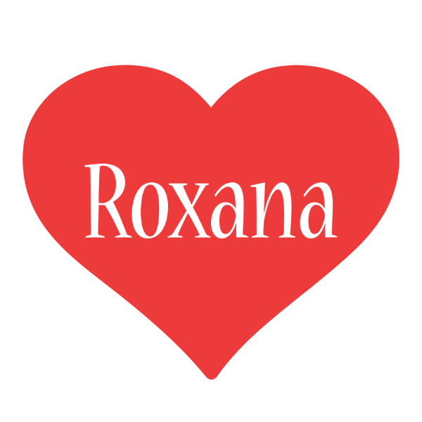 Roxana love logo