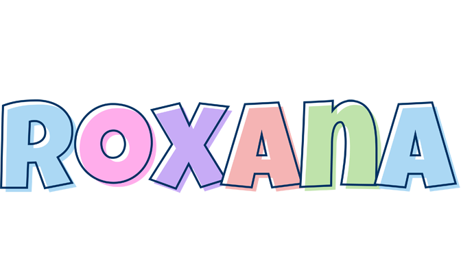 Roxana pastel logo