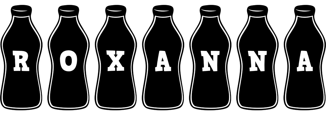 Roxanna bottle logo