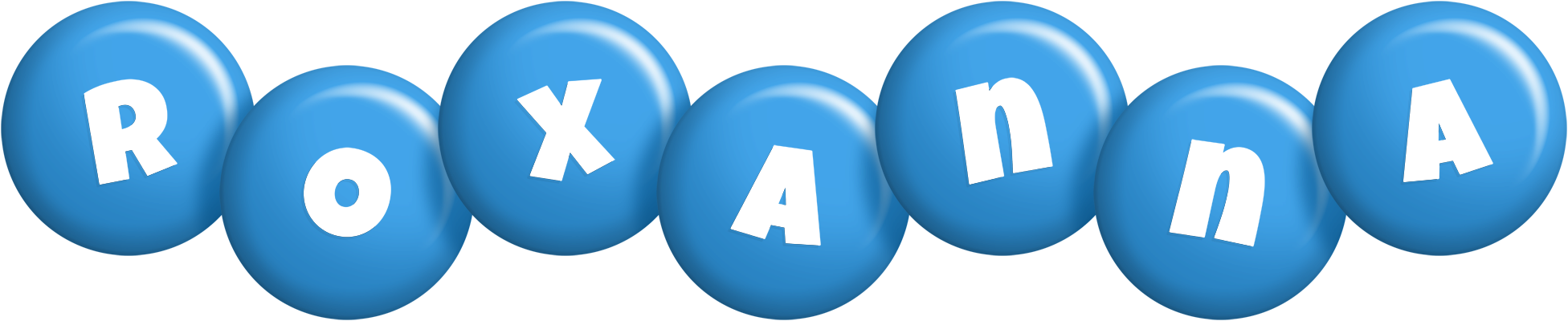 Roxanna candy-blue logo