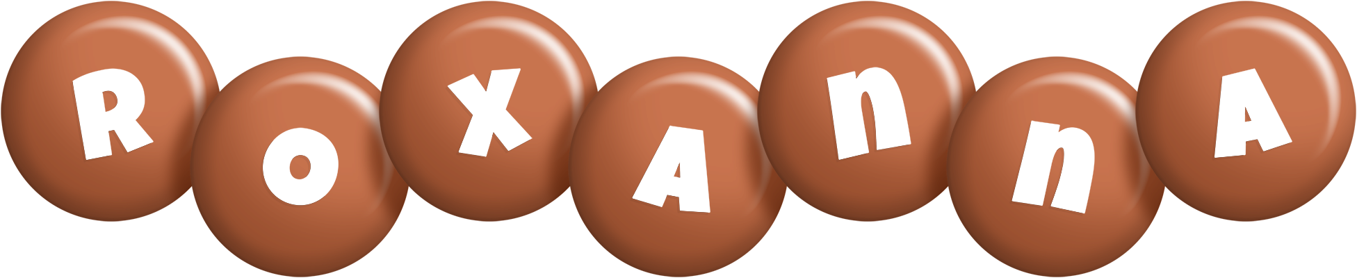 Roxanna candy-brown logo