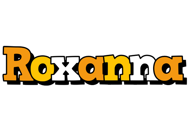 Roxanna cartoon logo