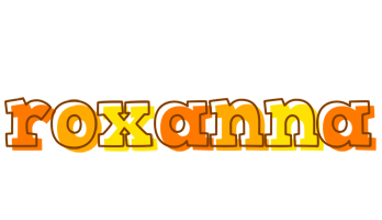 Roxanna desert logo