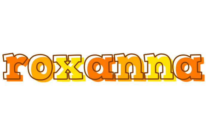 Roxanna desert logo