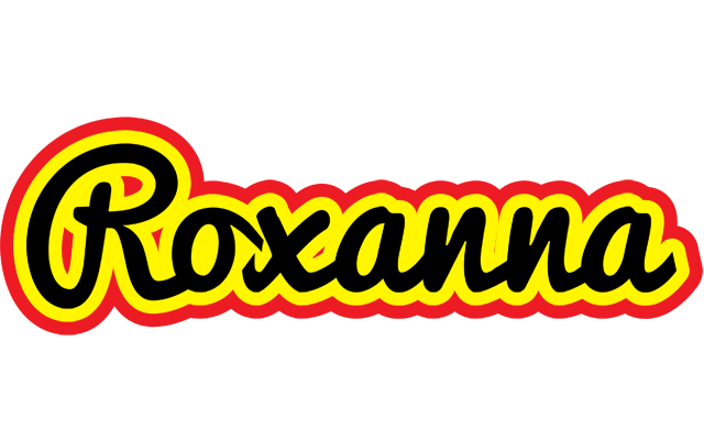 Roxanna flaming logo